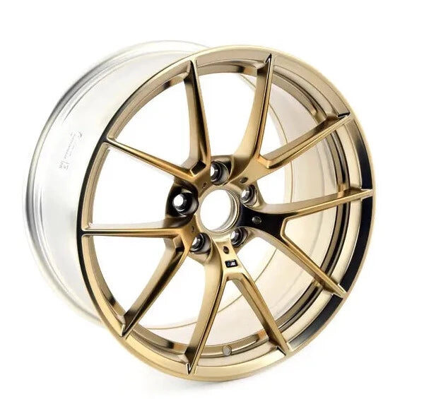 19" + 20" BMW M2 Frozen Gold 763M M Performance OE Forged Wheelset