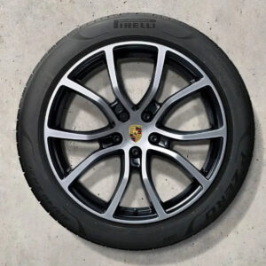 21” Porsche Cayenne Exclusive Design OE Complete Wheels Set