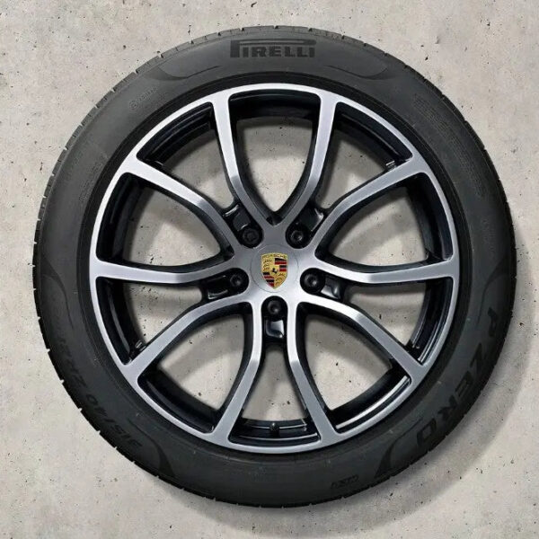 21” Porsche Cayenne Exclusive Design OE Complete Wheels Set
