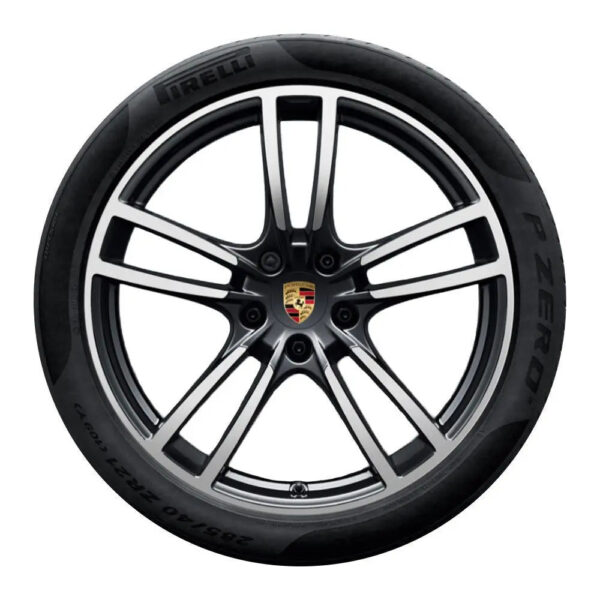 21” Porsche Cayenne Turbo Design OE Complete Wheel Set