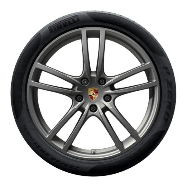 21” Porsche Cayenne Turbo Design OE Complete Wheel Set