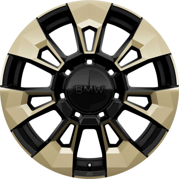 23" BMW XM 923M M-Performance Night Gold with Bright Turned Wheels