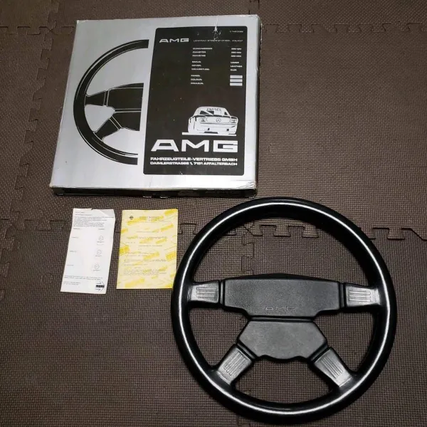 M38 AMG black steering wheel - Image 2