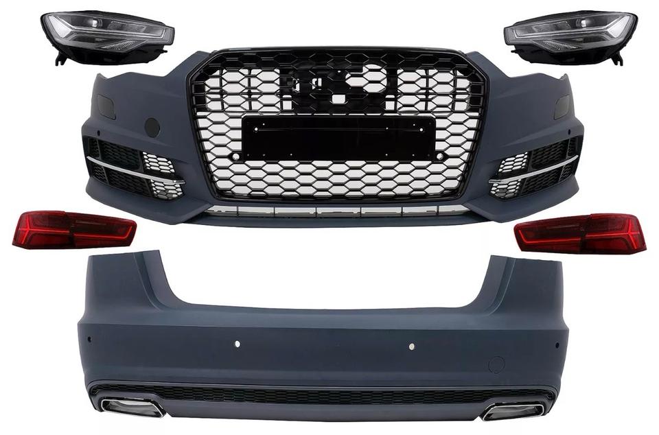 Audi A7 (4G) to RS7 (4K) Style Body Kit – Front Bumper Conversion - Image 3