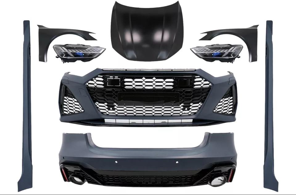 Audi A7 (4G) to RS7 (4K) Style Body Kit – Front Bumper Conversion