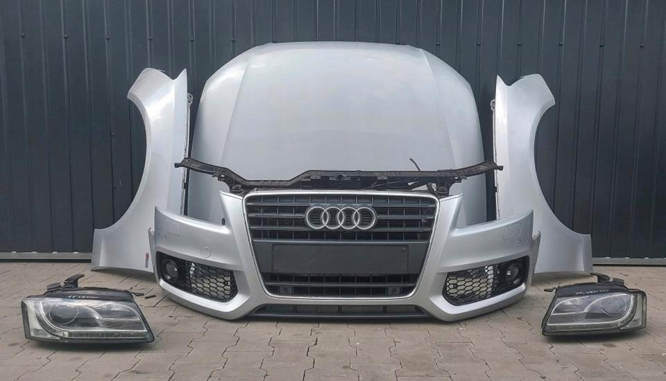 Audi A5 (8T) Front End Kit – Hood, Front Bumper & Headlights (LX7W)