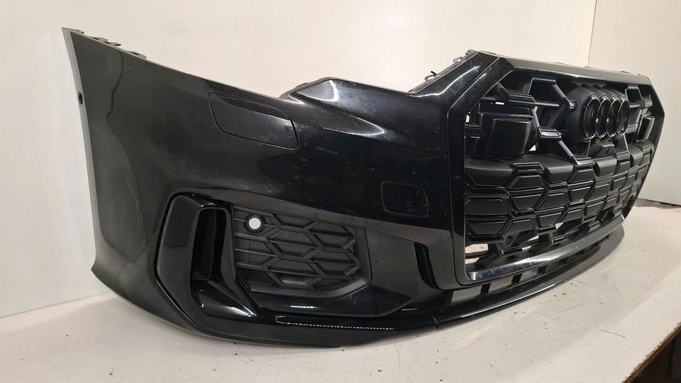 Audi A6 C8 (4K Facelift S-Line) Front Bumper Complete with Grille & Sensors (2023–2025) - Image 6