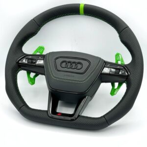 Audi Performance Steering Wheel – Multi-Platform (4K, 8Y, 4G, E-Tron) Carbon & Alcantara