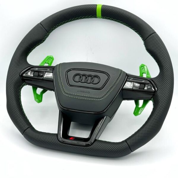 Audi Performance Steering Wheel – Multi-Platform (4K, 8Y, 4G, E-Tron) Carbon & Alcantara