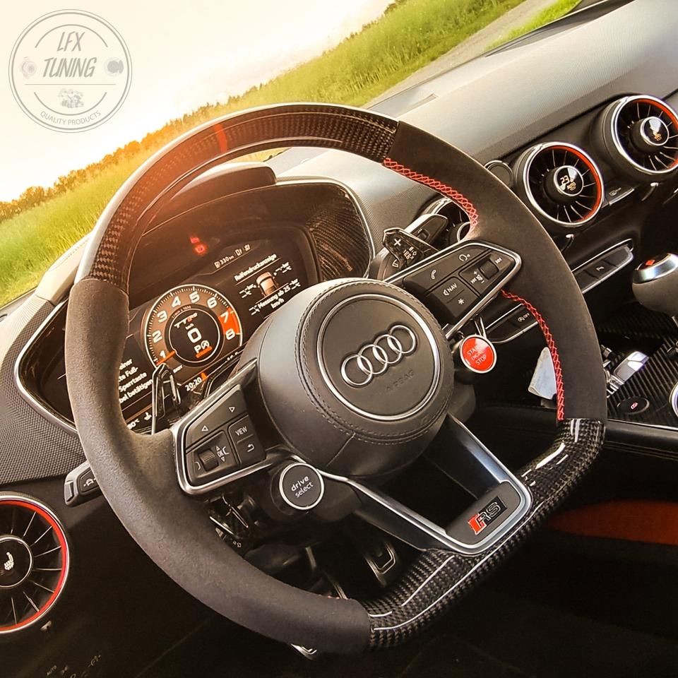 Audi A6/S6/RS6 & A7/S7 (C8/4K) LED Display Carbon Steering Wheel - Image 6