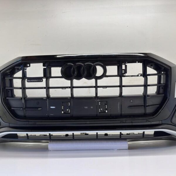 Audi Q8 S-Line Front Bumper Complete with Grille & Mounting Parts
