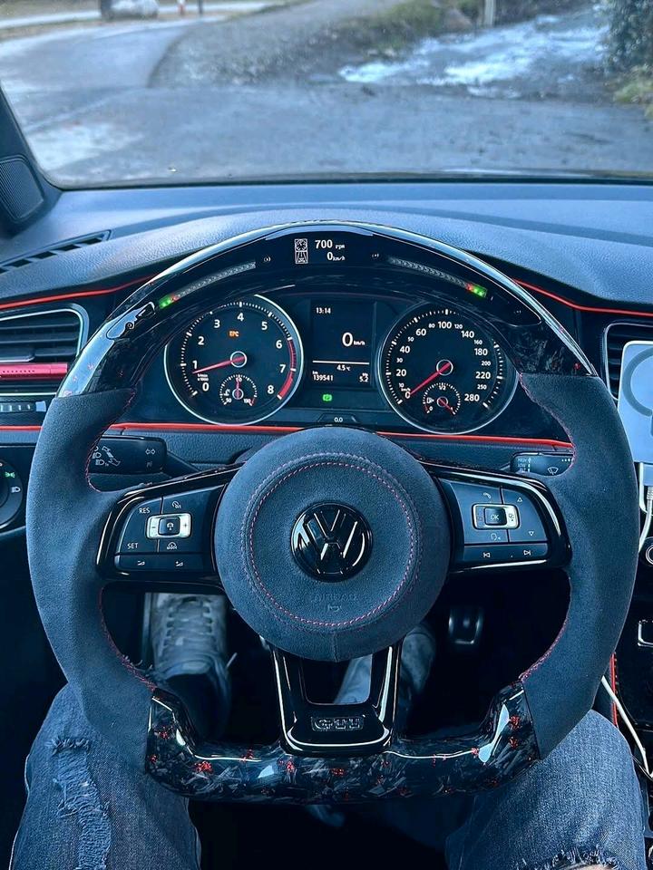 Audi R8 (4S) LCD Display Carbon & Leather Steering Wheel - Image 5