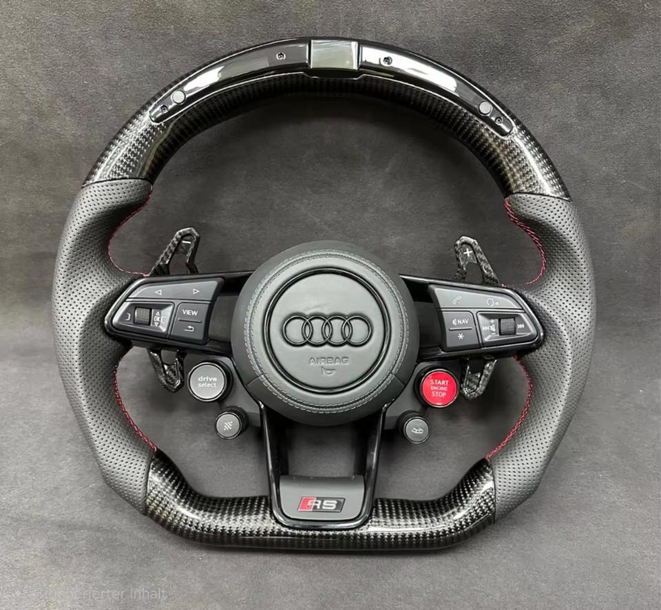 Audi R8 (4S) LCD Display Carbon & Leather Steering Wheel