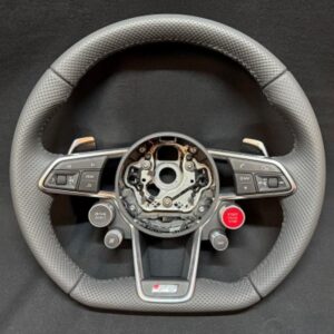 Audi R8 (4S) Perforated Leather Sport Steering Wheel (4S0.419.091 E) – NEW