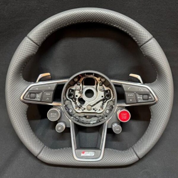 Audi R8 (4S) Perforated Leather Sport Steering Wheel (4S0.419.091 E) – NEW