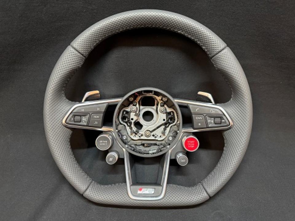 Audi R8 (4S) Perforated Leather Sport Steering Wheel (4S0.419.091 E) – NEW