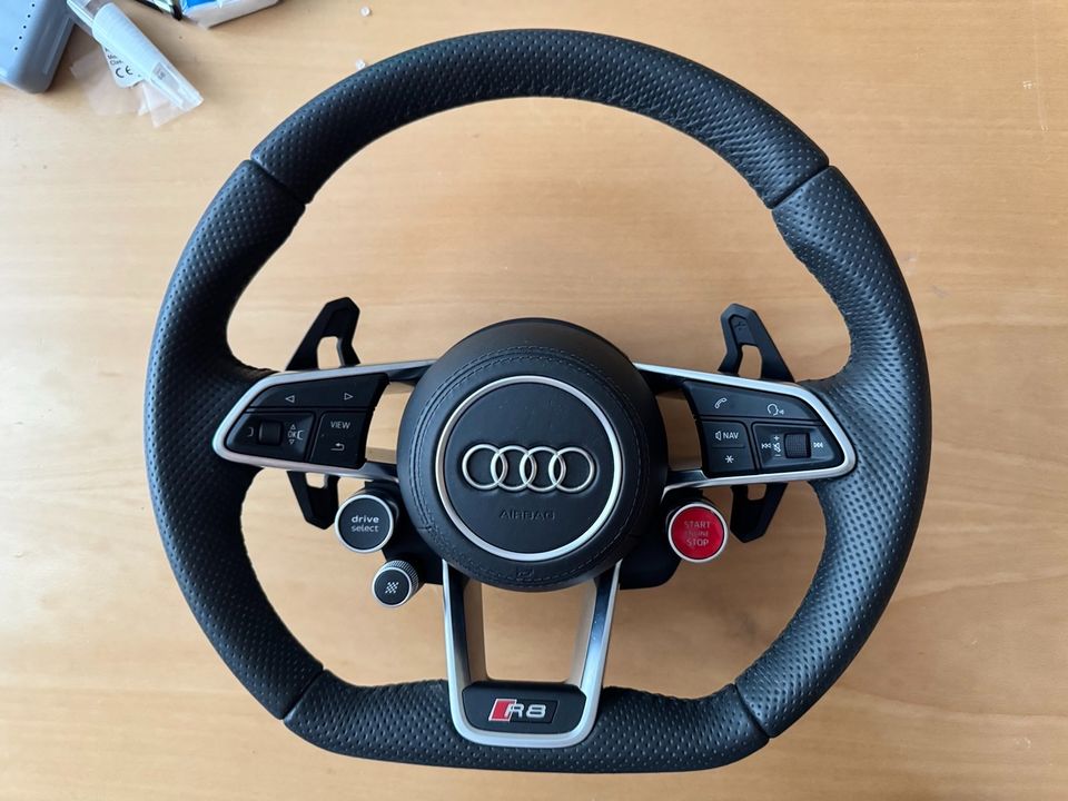 Audi R8 (4S) Performance Steering Wheel with SRS Airbag - Image 2