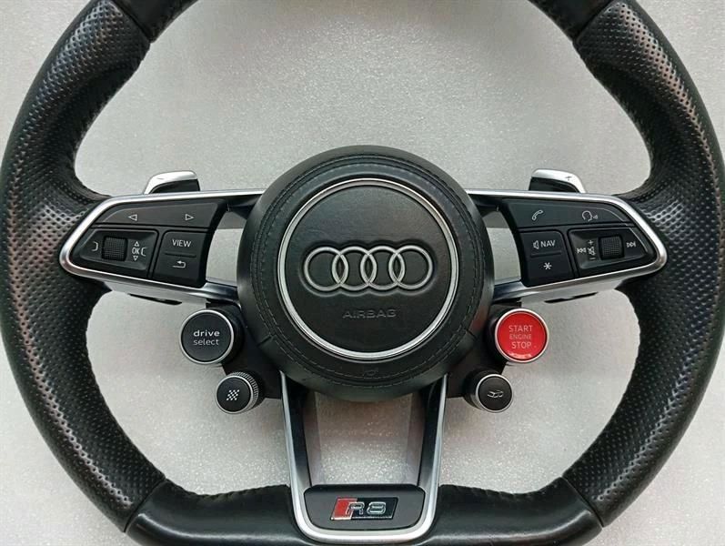 Audi R8 (4S) Performance Steering Wheel – Leather SRS Airbag – NEW - Image 3