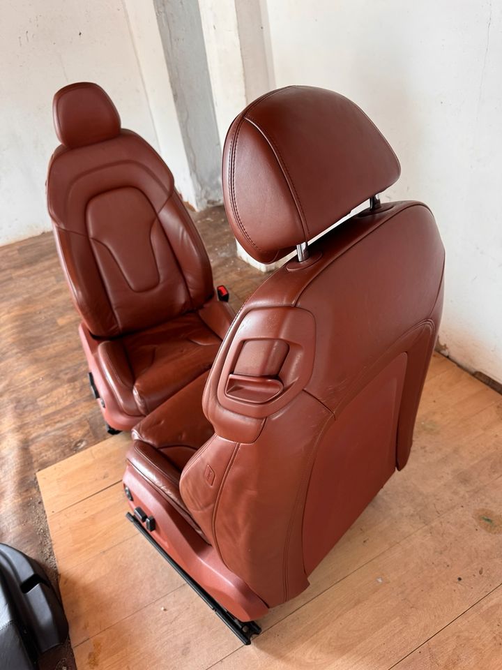Audi R8 Exclusive Brown Leather Performance Seats (Pair) - Image 3
