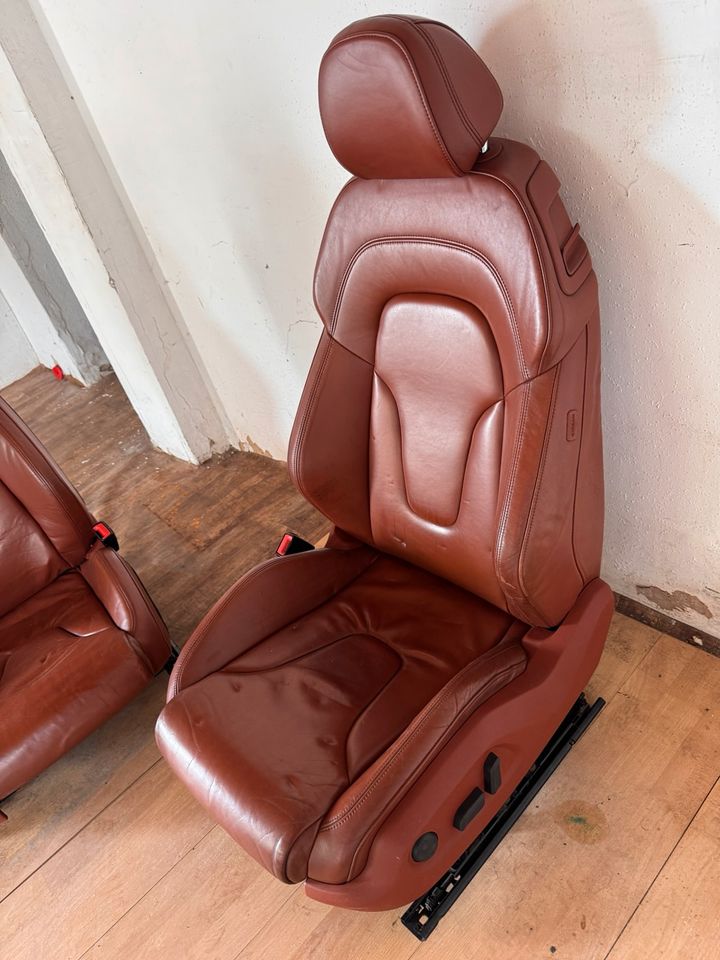 Audi R8 Exclusive Brown Leather Performance Seats (Pair) - Image 4