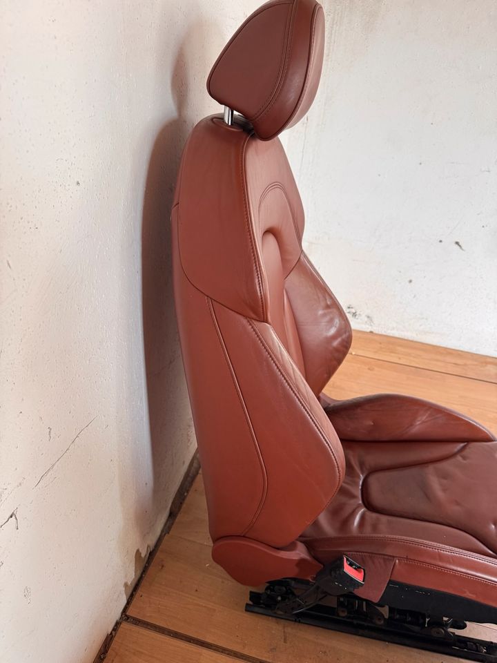Audi R8 Exclusive Brown Leather Performance Seats (Pair) - Image 5