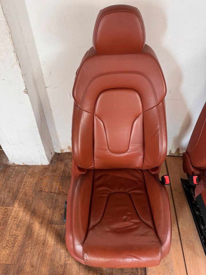 Audi R8 Exclusive Brown Leather Performance Seats (Pair) - Image 8