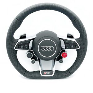 Audi R8 (4S) Performance Steering Wheel – Full Leather – NEW – Including SRS Airbag
