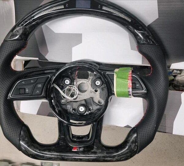 Audi RS3 (8V) Forged Carbon Steering Wheel – Paddles / Buttons / Airbag