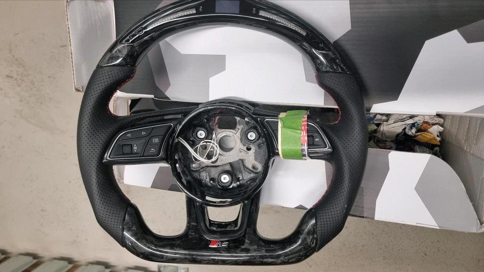 Audi RS3 (8V) Forged Carbon Steering Wheel – Paddles / Buttons / Airbag