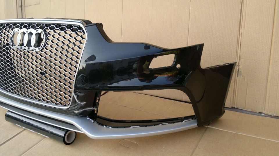 Audi RS5 (8T Facelift 2011) Front Bumper with Grille & Diffuser - Image 3