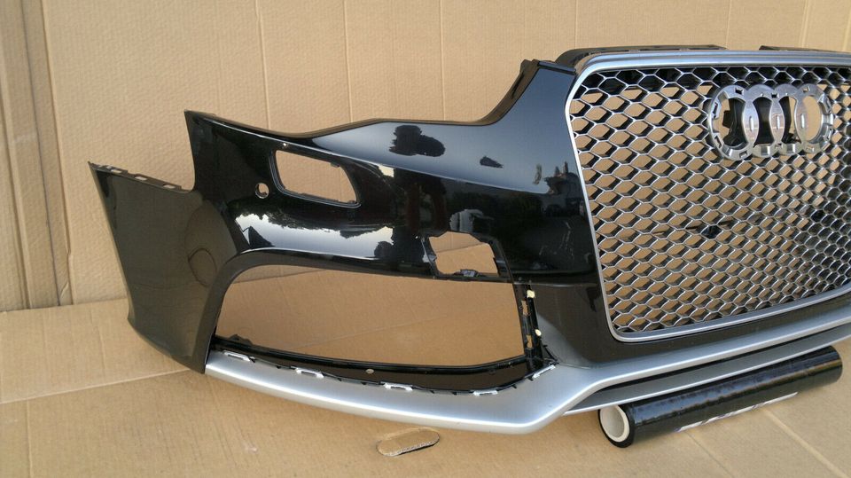 Audi RS5 (8T Facelift 2011) Front Bumper with Grille & Diffuser - Image 4