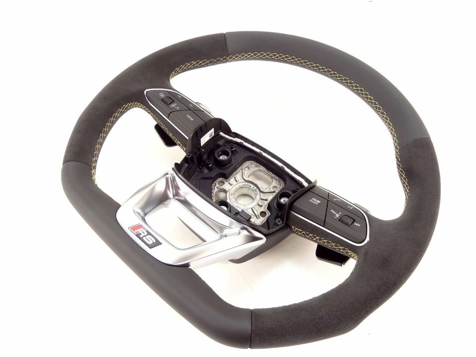 Audi RSQ8 Multi-Function Sport Leather Steering Wheel - Image 4