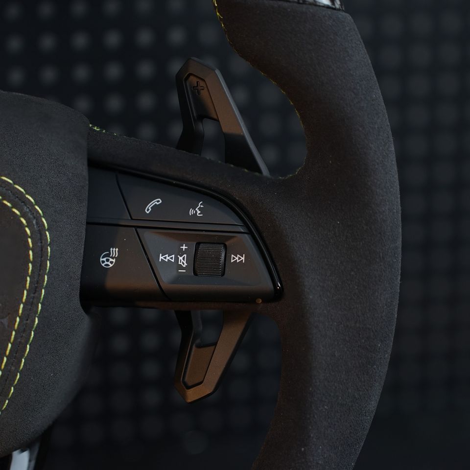 Audi S/RS Performance Carbon Fiber Steering Wheel – Heated with Multi-Function - Image 4