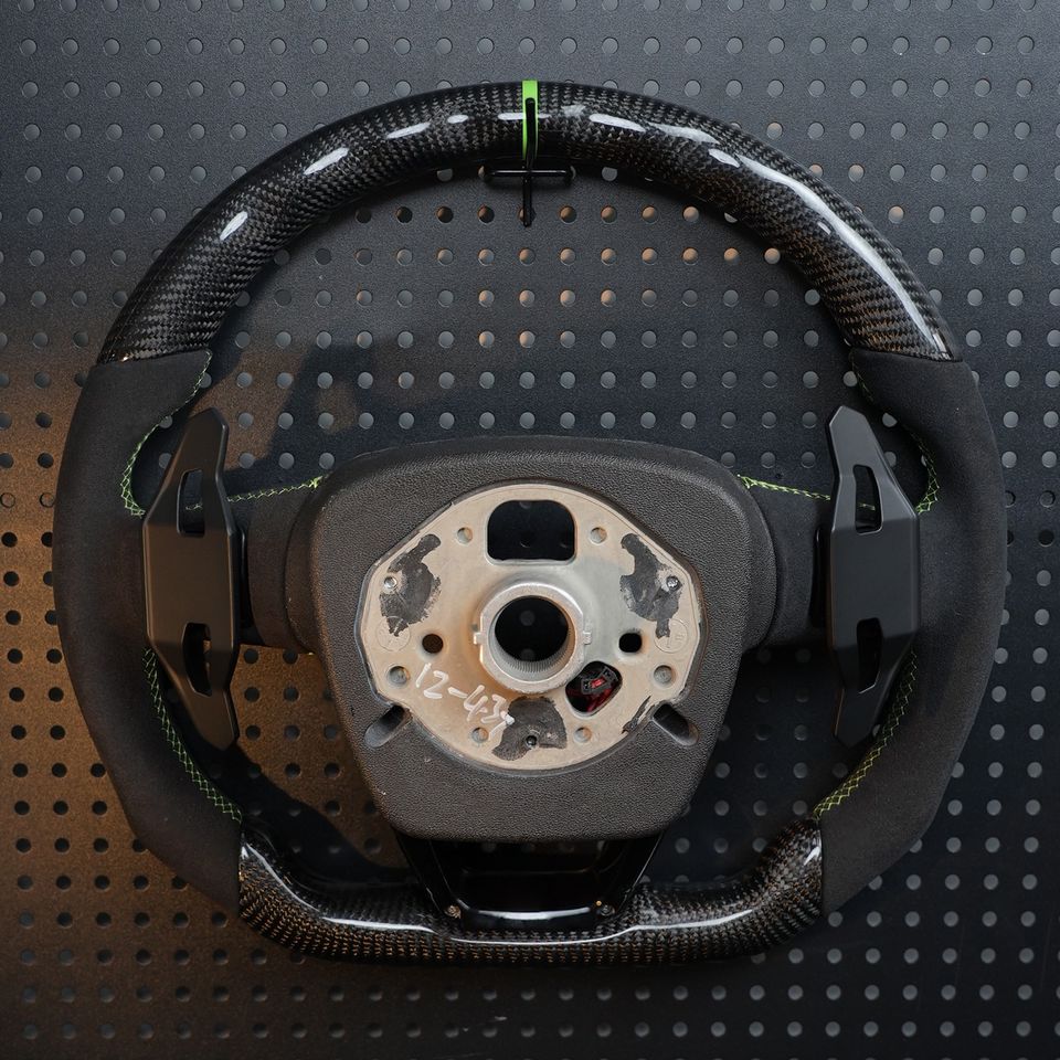 Audi S/RS Performance Carbon Fiber Steering Wheel – Heated with Multi-Function - Image 8