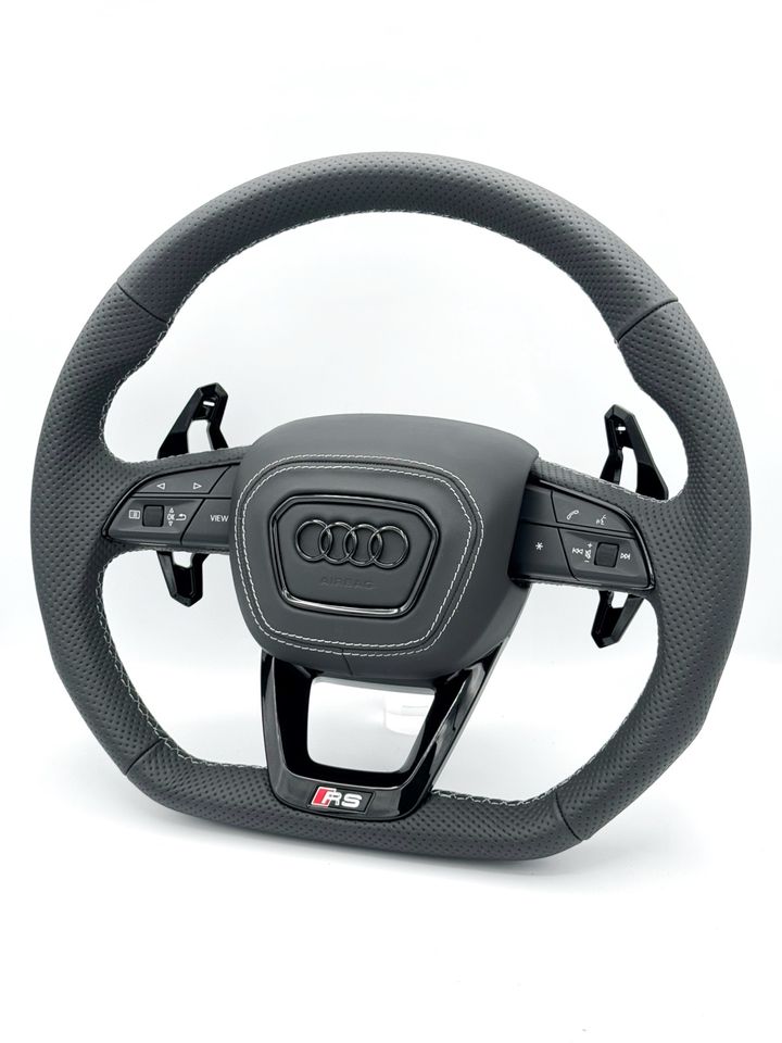 Audi S-Line Flat-Bottom Performance Steering Wheel - Image 3