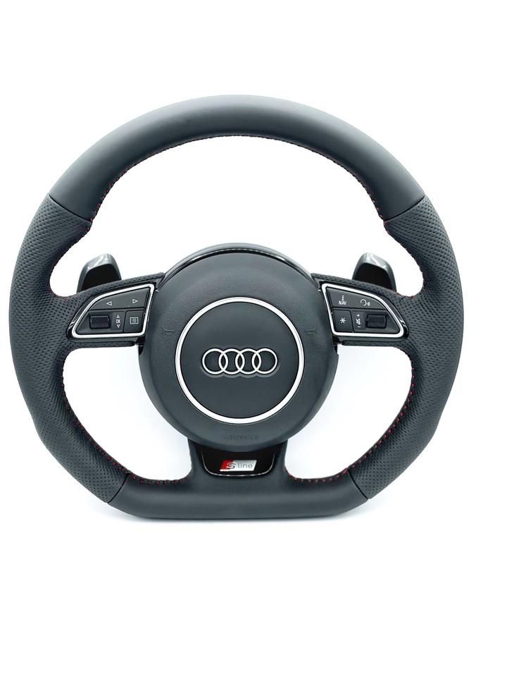 Audi S-Line Flat-Bottom Performance Steering Wheel - Image 6
