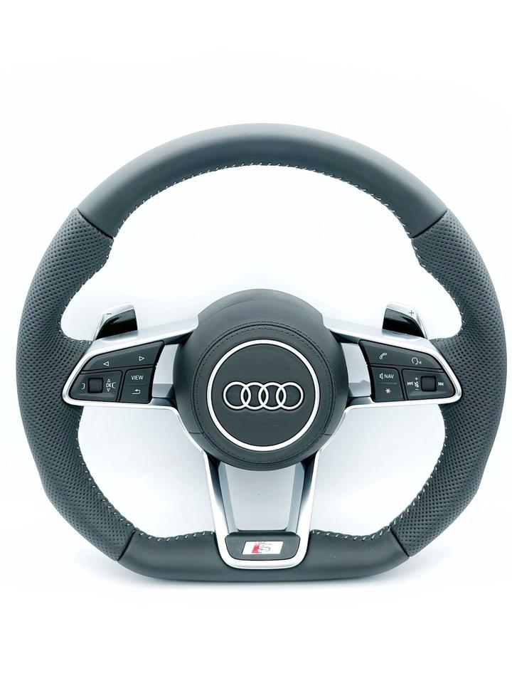 Audi S-Line Flat-Bottom Performance Steering Wheel - Image 7