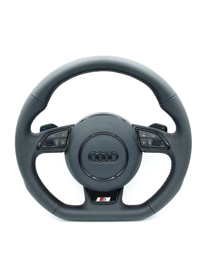Audi S-Line Flat-Bottom Performance Steering Wheel - Image 8