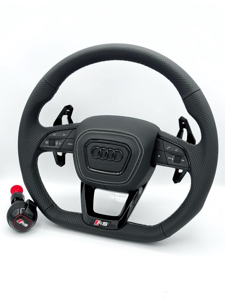 Audi S-Line Flat-Bottom Performance Steering Wheel