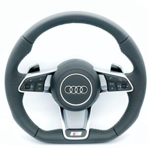 Audi TT (8S) / A3-A7 (4G) S-Line Flat-Bottom Leather Steering Wheel