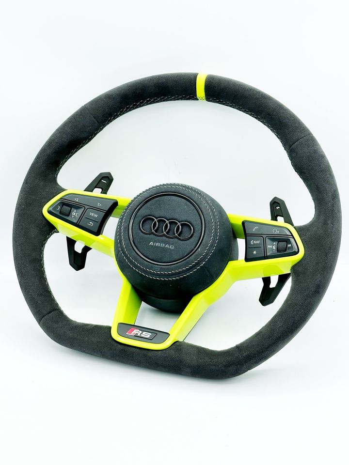Audi TT (8S) / A3-A7 (4G) S-Line Flat-Bottom Steering Wheel - Image 3