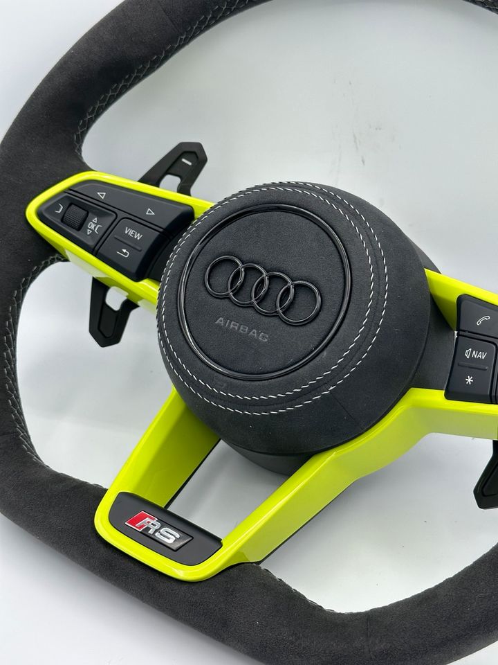 Audi TT (8S) / A3-A7 (4G) S-Line Flat-Bottom Steering Wheel - Image 4