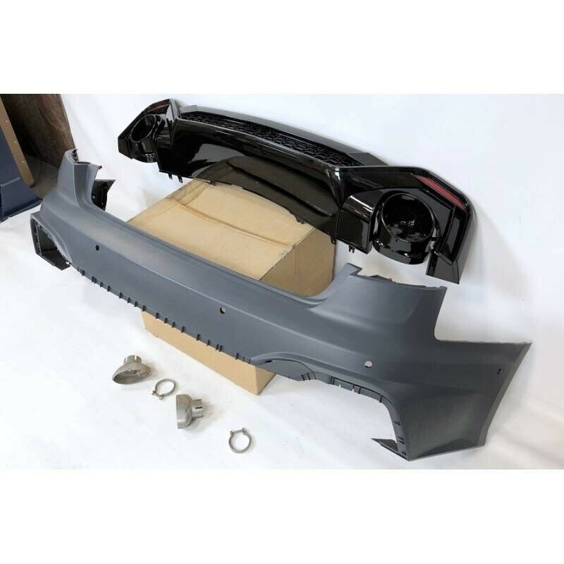 Audi A4 (B9 2020+) Rear Bumper with Diffuser - Image 2