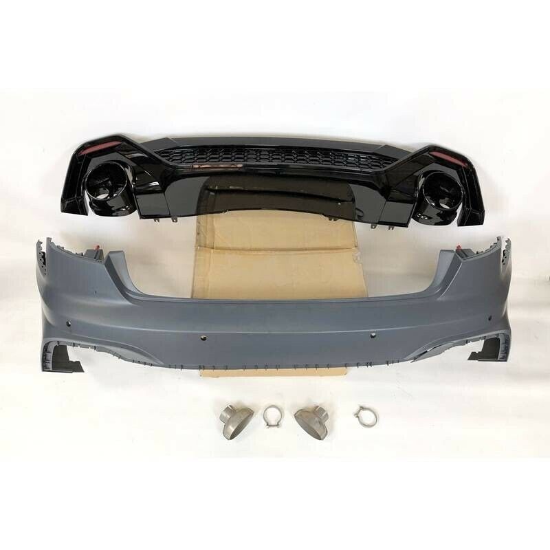 Audi A4 (B9 2020+) Rear Bumper with Diffuser - Image 3
