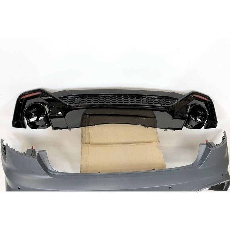 Audi A4 (B9 2020+) Rear Bumper with Diffuser - Image 4