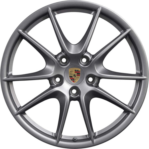 (Demo Car Wheels) 20” Porsche 991 Carrera S III Platinum Satin Matt OE Wheels