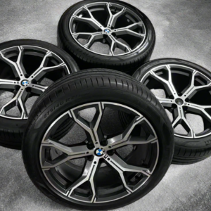 (Demo Car Wheels) 21” BMW X5 / X6 741M M-Performance OE Complete Wheels Set