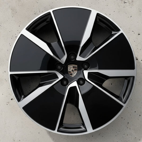 (Demo Car Wheels) 21” Porsche Macan EV Aero Turbo Design OE Wheels