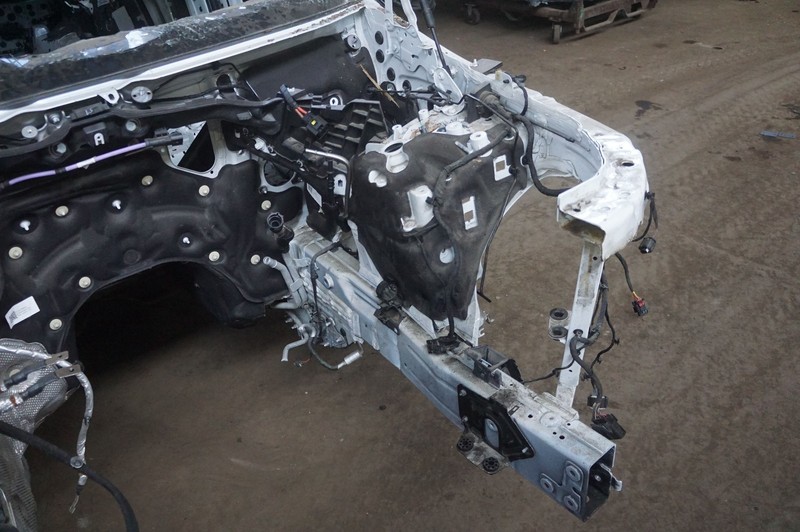 Front Left Fender Rail Frame Horn Structural Metal Body Cut Bmw X7 G07 2019-2025