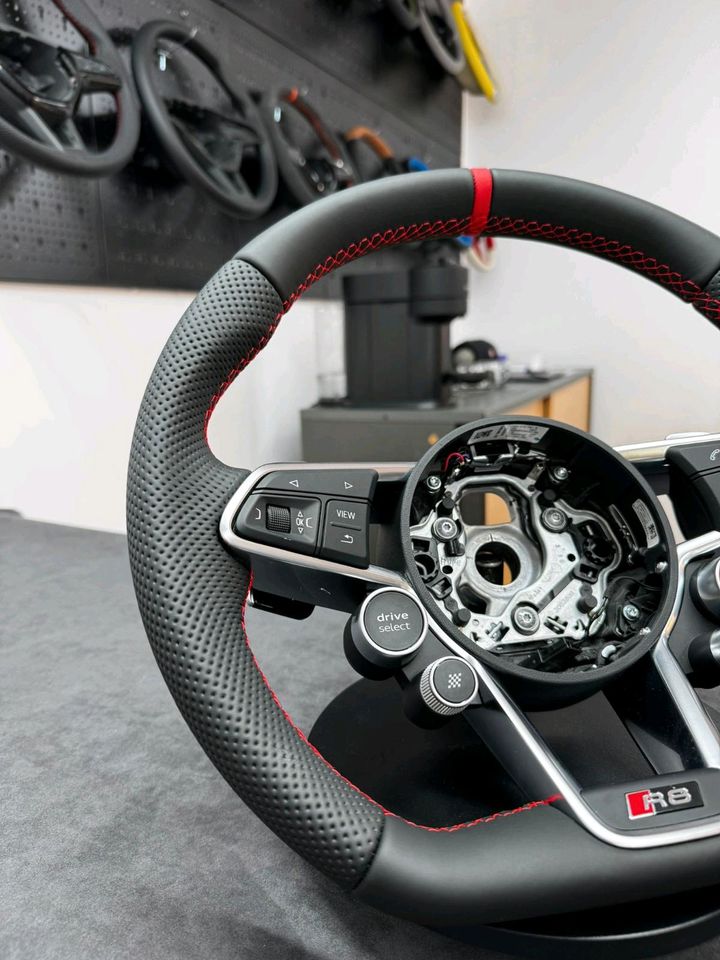 Audi R8 / TT RS / RS4 / RS5 / RS6 Performance Steering Wheel (Part No: 4S0.419.091 B) - Image 4